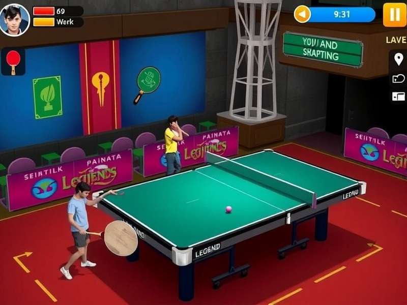 Desi Ping Pong Legend Game Screenshot