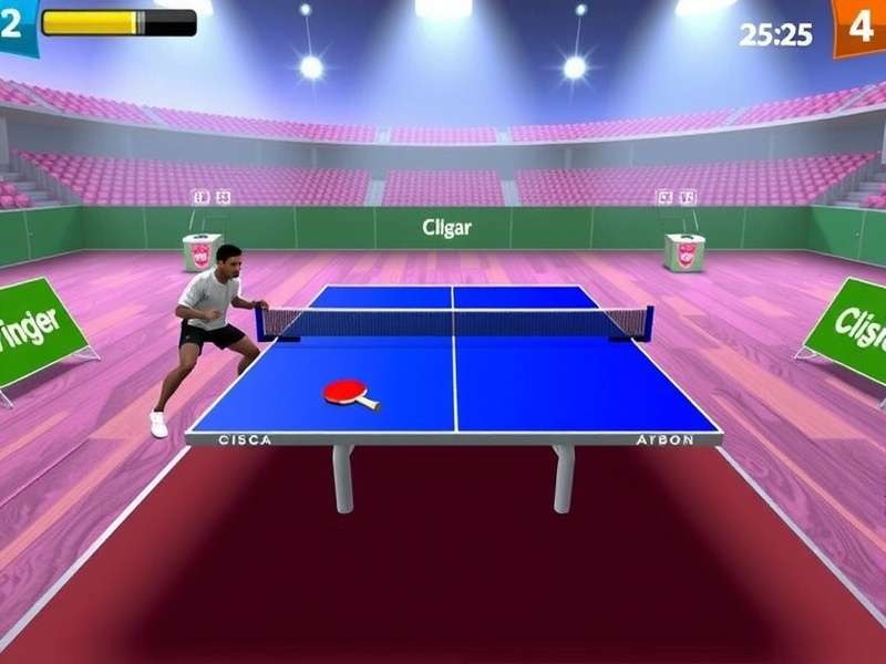 Desi Ping Pong Legend Tournament Scene